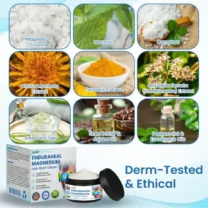 EnduraHeal Magnesium Pain Relief Cream (Treats Arthritis, Neuropathy, Rheumatism, Sports Injuries & More) - Image 6