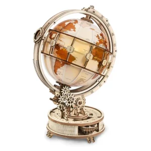Luminous 3D Magnifying Globe Wooden Puzzle - Image 6