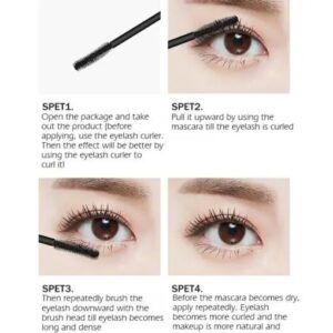 4D Vivid Galaxy Waterproof Silk Fiber Thick Lengthening Mascara - Image 3