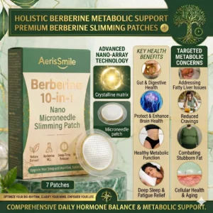 Berberine 10-in-1 Nano Microneedle Slimming Patch - Image 2