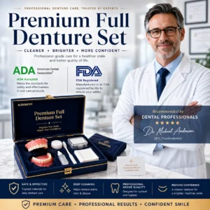 ⏰Ends Today: 70% OFF! Custom-Fit Dentures— Designed for Comfort and a Natural-Looking Smile