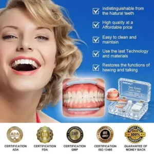 –Ends Today: 75% OFF! Full Denture with Strong Suctiond Custom-Fit Full Functional Dentures🦷 - Image 4
