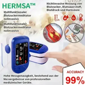 Hochpräzises multifunktionales nicht-invasives Gerät – 99,99% Genauigkeit!Kompatibel mit iOS und Android Smartphones - Image 6