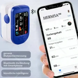 Hochpräzises multifunktionales nicht-invasives Gerät – 99,99% Genauigkeit!Kompatibel mit iOS und Android Smartphones - Image 8