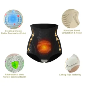 Micro Vibration Massage Module Ice Silk Shaping Shorts - Image 8
