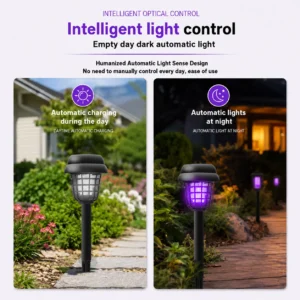 🦟❌Solar-Powered Mosquito Killer Lamp-Outdoor Solar LED Mosquito Killer Garden Lamp - Image 11
