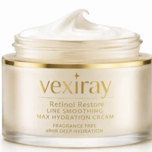 Vexiray Retinol Restore Max Hydration Anti-Aging Daily Face Moisturizer with Hyaluronic Acid, Fragrance-Free, Oil Free Skin Care - Image 8