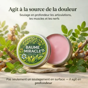 -Baume Miracle – Soulage Fatigue, Courbatures et Douleurs Crème pour Épaules, Lombaires, Genoux, Chevilles – CBS-PH - Image 2