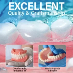 🔥Limited Time 50% OFF： 2nd ltem 60% Full Denture with Strong Suction ✅ Made and Shipped from the USA🍀