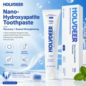 Nano Hydroxyapatite Toothpaste – Fluoride-Free Enamel Repair Paste - Image 8