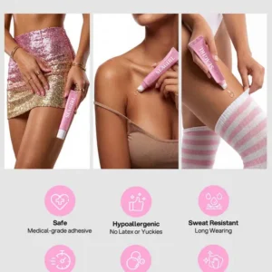 Professional Body Adhesive Sweat & Water Resistant Stain-Free Easy to Remove - Image 10