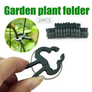 Safe Reusable Garden Flower Lever Loop Gripper Fixed Clips