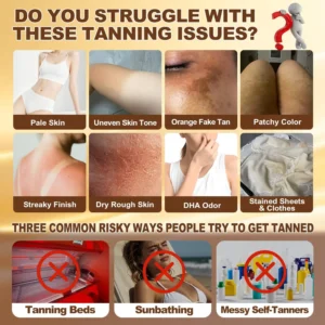 Hiskin Sunless Tanning Microneedle Patch | DHA-Free Bronze Glow - Image 6