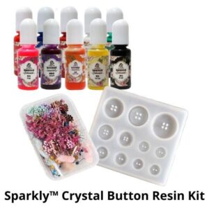Sparkly Crystal Button Resin Kit - Image 4