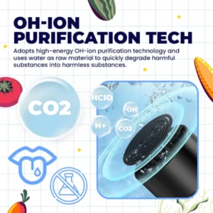 Ultrasonic Fruit and Vegetable Cleaner Machine OH-ion Purification - Image 5