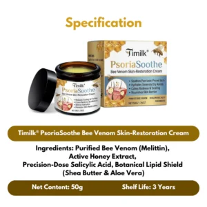 PsoriaSoothe Bee Venom Skin-Restoration Cream