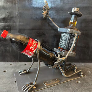 Garage Bar Whiskey Bottle Stand