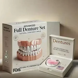 HEATWOLF Full Denture Set | Custom Fit Upper & Lower Dentures - Image 9