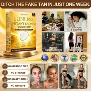 Hiskin Sunless Tanning Microneedle Patch | DHA-Free Bronze Glow - Image 16