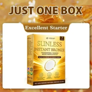 Hiskin Sunless Tanning Microneedle Patch | DHA-Free Bronze Glow - Image 24
