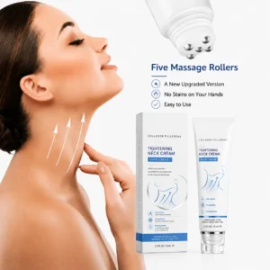 Instant Neck Firming Cream with 5-Ball Roller & Retinol