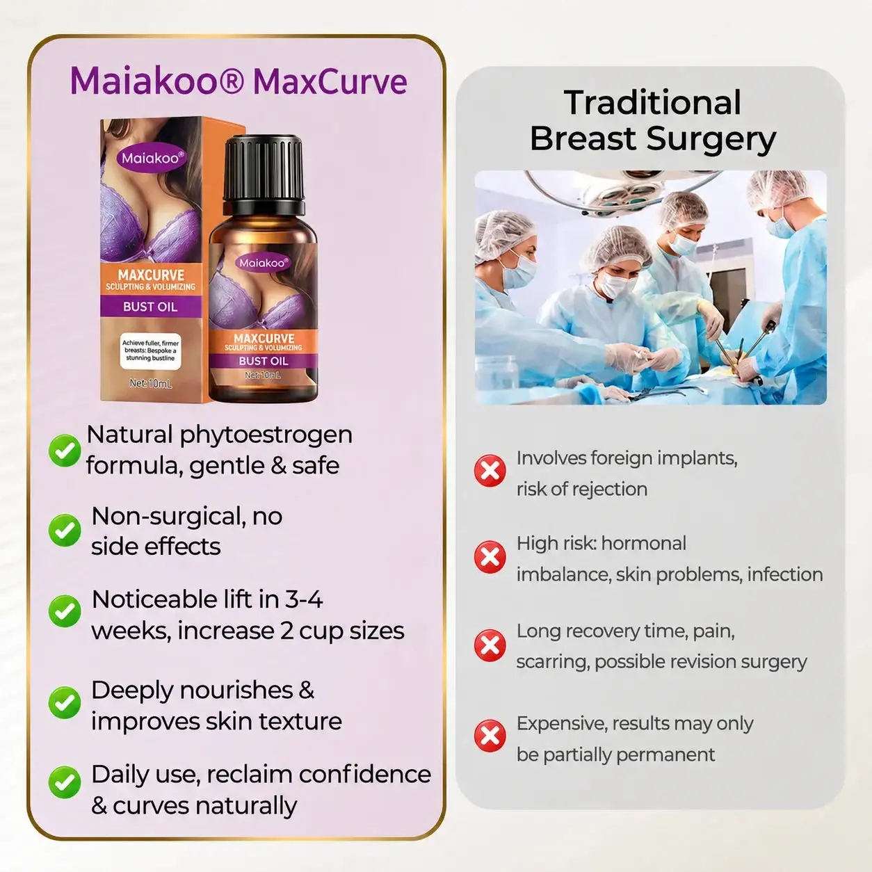 MaxCurve Sculpting & Volumizing Bust Oil - Image 9