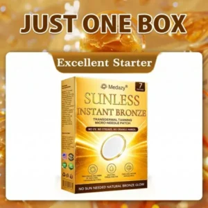 Medazy Sunless Tanning Microneedle Patch – DHA-Free Glow - Image 2