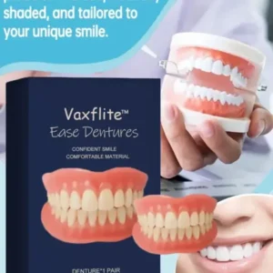 Vaxflite Full Denture Set | Custom Fit Upper & Lower Dentures - Image 2