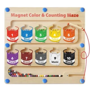 Magnetic Color and Number Maze - Image 4