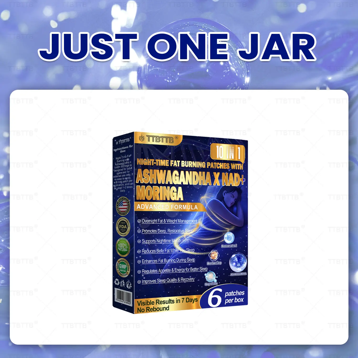 Night-Time Fat Burning Patches
