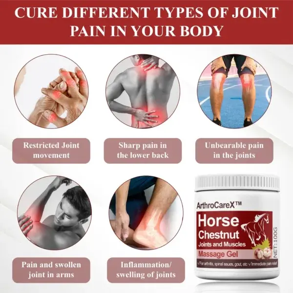 Horse Chestnut Joints and Muscles Massage Gel - Image 8