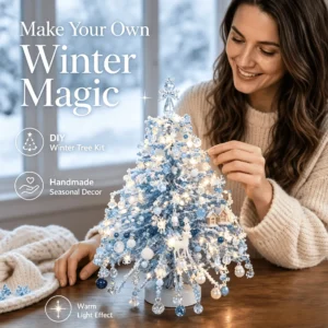 🎄✨ DIY Beaded Christmas Tree Kit – 🎅Create Your Own Sparkling Holiday Decoration - Image 11