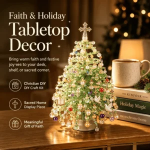 🎄✨ DIY Beaded Christmas Tree Kit – 🎅Create Your Own Sparkling Holiday Decoration - Image 12