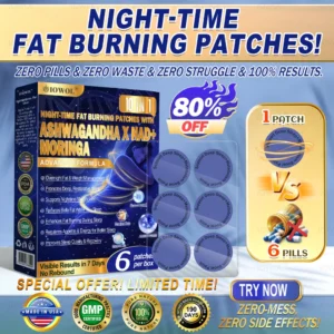 IOWOL ® NIGHT-TIME FAT BURNING PATCHES! ZERO PILLS & ZERO WASTE & ZERO STRUGGLE & 100% RESULTS.