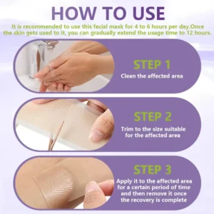 Soluble Microneedle Botanical Skin Tag Removal Patch - Image 4