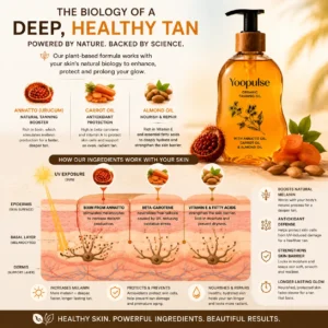 Yoopulse Organic Brazilian Tanning Oil 🌞 - Image 3